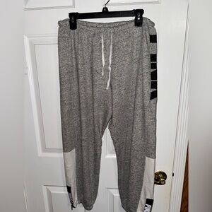 PINK Grey joggers